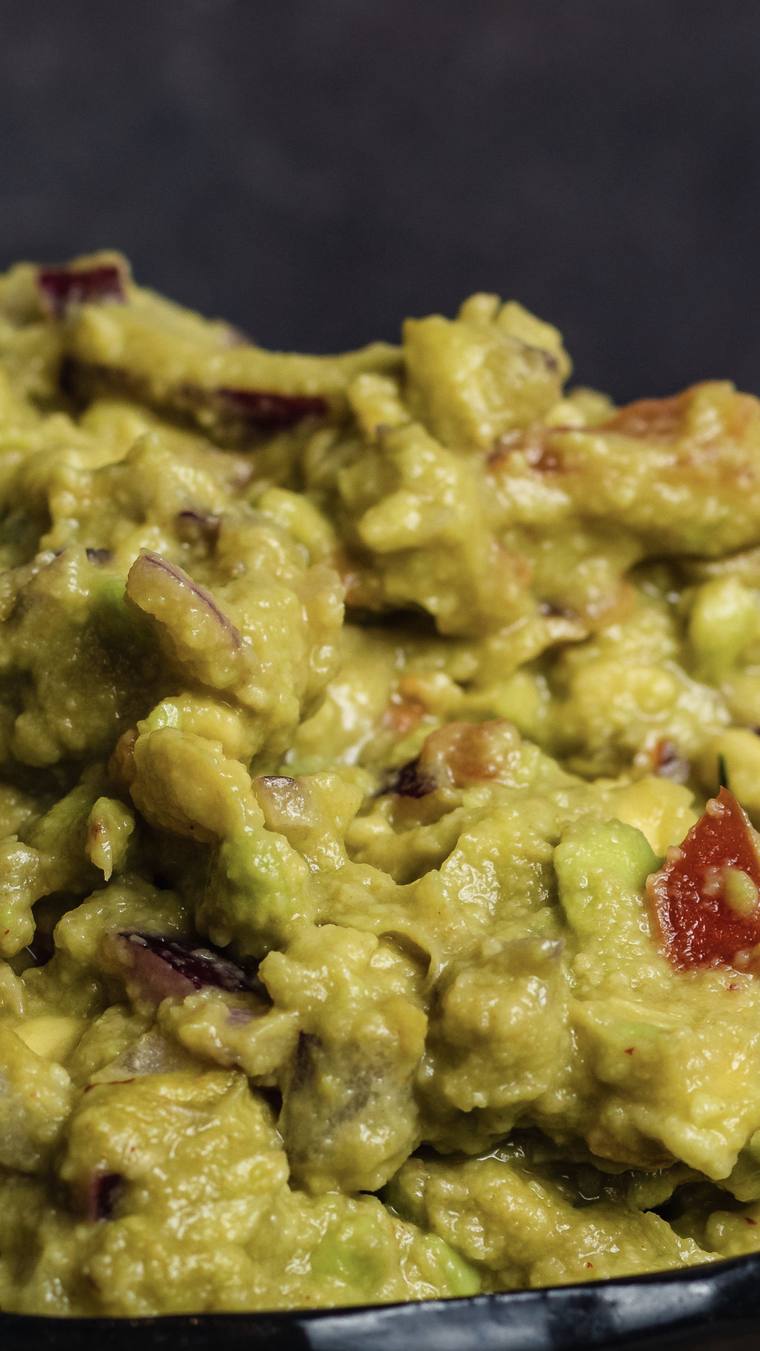 Guacamole recién hecho