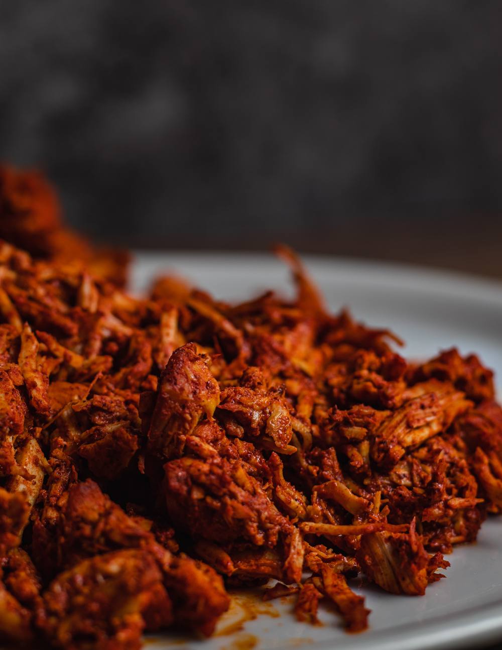Cochinita recién deshilachada